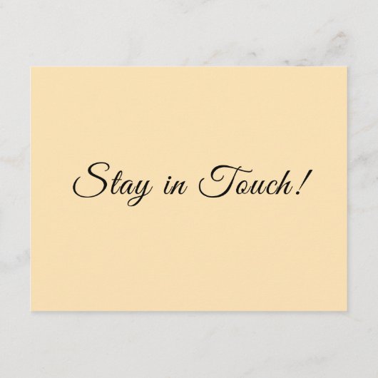 Elegant, Peach We hebben een adreswijziging verpla Informatiekaartje (Achterkant)