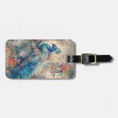 Elegant Peacock Bagagelabel (Voorkant horizontaal)