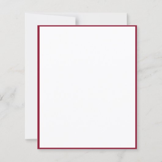 Elegant Peacock Bird Burgundy Red Feathers (Achterkant)