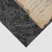 Elegant Peacock  Botanische Bird Decoupage T Tissuepapier (Detail)