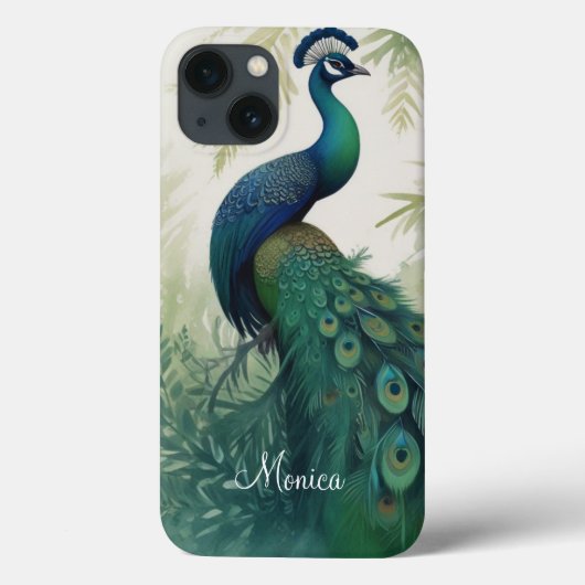 Elegant Peacock Case-Mate iPhone Case (Achterkant)