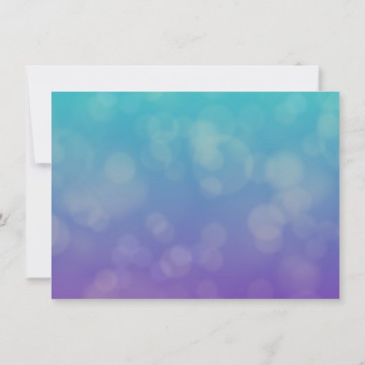 Elegant Peacock Feather Elegant Save the Date Kaart (Achterkant)