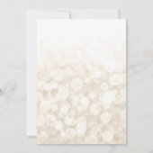 Elegant Peacock Feather repetitie diner Kaart (Achterkant)