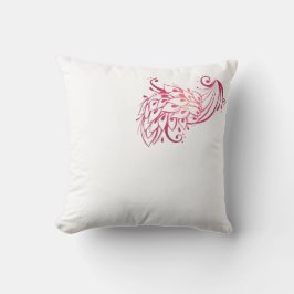 Elegant Peacock Feather Square Pillow | Luxurious  Kussen