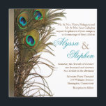 Elegant Peacock Feather Wedding Invitation 1 Kaart<br><div class="desc">Formele en heldere smaragdgroene, bruinachtige gouden en blauwgroen blauwe vlooienveren voor een vreedzame bruiloft is eenvoudig aan te passen aan uw bruiloft/evenement door uw bruiloft/evenement, lettertype, lettergrootte en kleur en tekst toe te voegen. Als je coördinerende objecten voor je wilt ontwerpen (Save-the-Date, RSVP-kaarten, trouwnaamkaarten, enz.), laat het me weten en...</div>