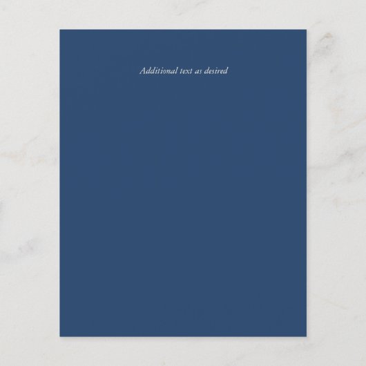 Elegant PEACOCK FEATHER Wedding Invite BUDGET (Achterkant)