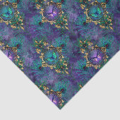 Elegant Peacock Feathers Tissuepapier (Detail)