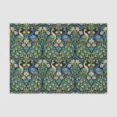 Elegant Peacock Garden Tissuepapier (Voorkant)