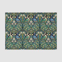 Elegant Peacock Garden Tissuepapier