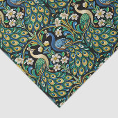 Elegant Peacock Garden Tissuepapier (Detail)