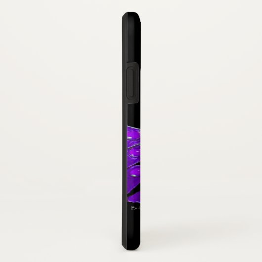 ELEGANT PEACOCK IN PAARS, AMETHYST MONOGRAM Case-Mate iPhone CASE (Achterkant/rechts)