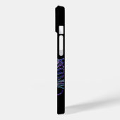 ELEGANT PEACOCK IN PAARS, AMETHYST MONOGRAM Case-Mate iPhone CASE (Achterkant / Links)