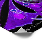 ELEGANT PEACOCK IN PAARS POSTER (Hoek)