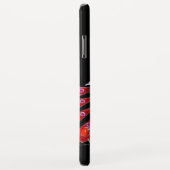 ELEGANT PEACOCK IN RED, RUBY MONOGRAM Case-Mate iPhone CASE (Achterkant/rechts)