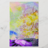 ELEGANT PEACOCK IN SPARKELLOW PAARS BRIEFPAPIER (Voorkant)