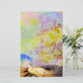 ELEGANT PEACOCK IN SPARKELLOW PAARS BRIEFPAPIER (Staand voorkant)