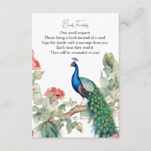 Elegant Peacock Informatiekaartje