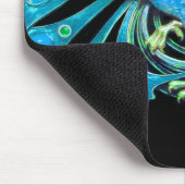 ELEGANT PEACOCK JEWEL IN AQUA BLUE TURQUOISE BLACK MUISMAT (Hoek)