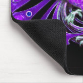 ELEGANT PEACOCK JEWEL IN PAARSE ZWARTE MUISMAT (Hoek)