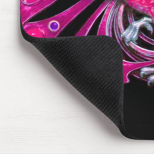 ELEGANT PEACOCK JEWEL IN PINK FUCHSIA BLACK MUISMAT (Hoek)