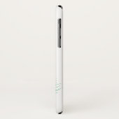 Elegant Peacock  Monogram Case-Mate iPhone Case (Achterkant/links)