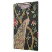 Elegant Peacock op zwart klembord (Links)