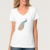 Elegant Peacock T-shirt (Voorkant)