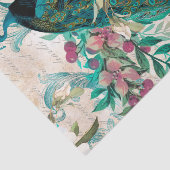 Elegant Peacock Tissue Paper Tissuepapier (Detail)