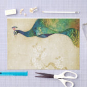 Elegant Peacock Tissuepapier (Craft)