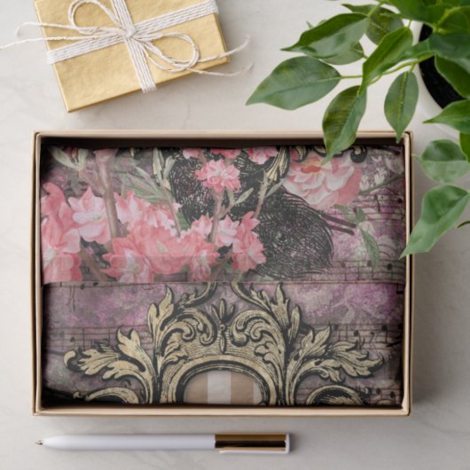 Elegant Peacock Tissuepapier (Geschenk)