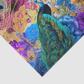 Elegant Peacock Tissuepapier (Detail)