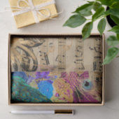 Elegant Peacock Tissuepapier (Geschenk)