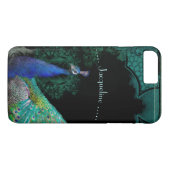 Elegant Peacock w Scrolls Specialized Designer Case-Mate iPhone Case (Achterkant (Horizontaal))