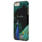 Elegant Peacock w Scrolls Specialized Designer Case-Mate iPhone Case (Achterkant Links)