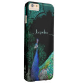 Elegant Peacock w Scrolls Specialized Designer Case-Mate iPhone Case (Achterkant/Rechts)