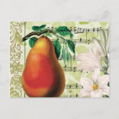 Elegant Pear Briefkaart (Voorkant)