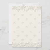 Elegant Pearl 30th wedding anniversary taupe Kaart (Achterkant)