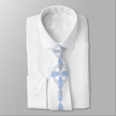 Elegant Pearl Celtic Cross Necktie Stropdas (Gebonden)