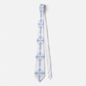 Elegant Pearl Celtic Cross Necktie Stropdas (Voorkant)