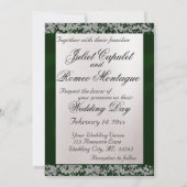 Elegant Pearl, Emerald Ribbon & Sparkle 2 Kaart (Achterkant)