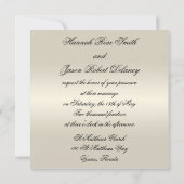 Elegant Pearl Envelope Wedding Invitations Kaart (Achterkant)