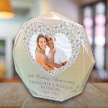 Elegant Pearl Heart 30th Wedding Jubileum Fotoblokken<br><div class="desc">Met een mooi pareltje en parelenhart kan dit schitterende cadeau ter gelegenheid van de 30ste trouwdag gepersonaliseerd worden met je speciale foto en je parelachtige verjaardagsinformatie op een parelachtergrond. Ontworpen door: Thisnotme©</div>