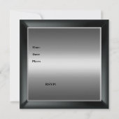 Elegant Pearl Jewel Birthday Silver & White Kaart (Achterkant)