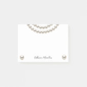 Elegant Pearl Ketting Post-it® Notes (Voorkant)