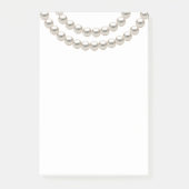Elegant Pearl Ketting Post-it® Notes (Voorkant)