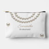 Elegant Pearl Ketting Vrijgezellenfeest Etui (Voorkant)