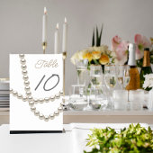 Elegant Pearl Ketting Vrijgezellenfeest Kaart