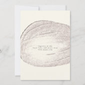 Elegant Pearl Little Treasure Chic Baby shower Kaart (Achterkant)