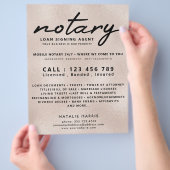 Elegant Pearl Notional Loan Agent Flyer (Hand)