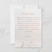  Elegant Pearl Romance Dank u kaart (Voorkant)